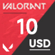 Valorant 10 USD Gift Card - NA